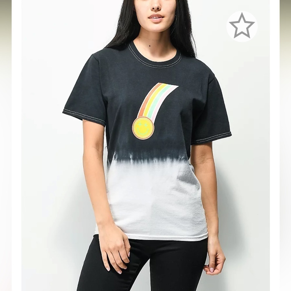 Boss Dog Don't Be Sad Blue & White Colorblock T-Shirt, Black/Multi, Medium, NWT - Picture 2 of 8